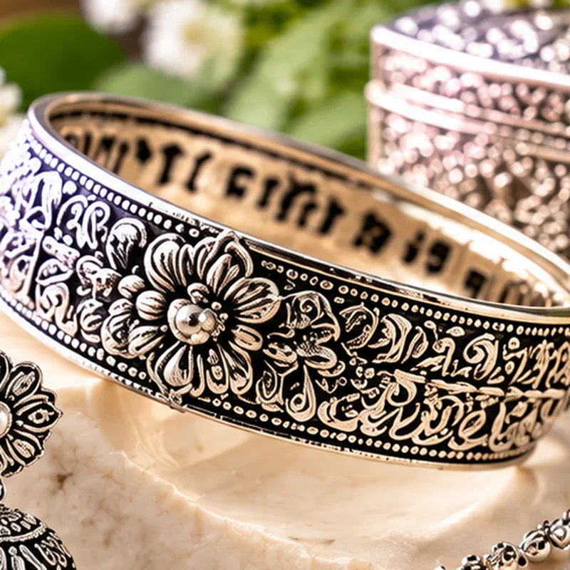 Mantra Engraved Kada